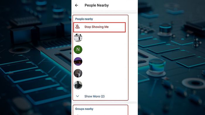 Hướng dẫn tắt tính năng tìm quanh đây trên Telegram
