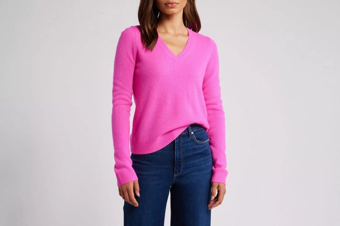 Cashmere V-Neck Sweater