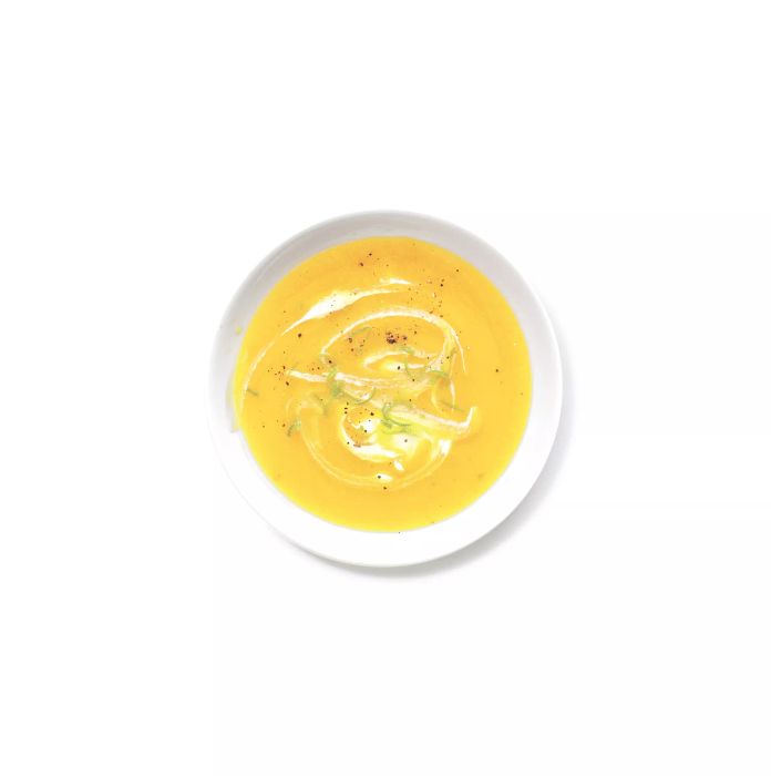 Creamy Butternut Squash and Parsnip Soup, one of Mytour's great butternut squash recipes.
