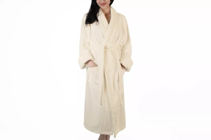 Walmart’s Superior Women’s Turkish Cotton Terry Ultra-Soft and Absorbent Long Bathrobe