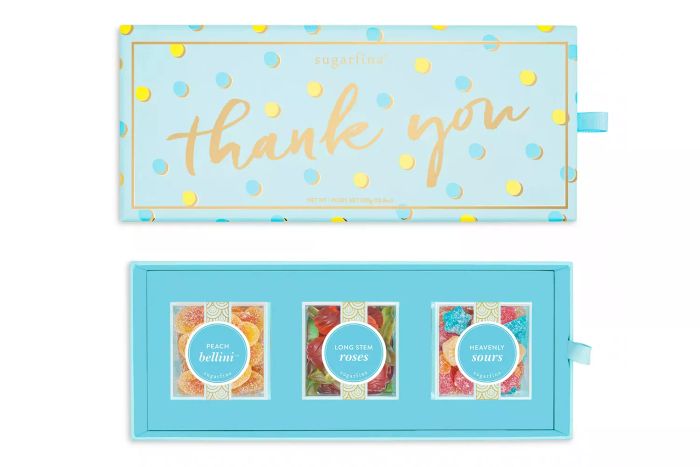 Sugarfina Thank You Gummy Candy Bento Box