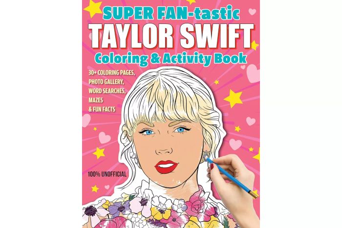 Amazon Super Fan-tastic Taylor Swift Coloring & Activity Book