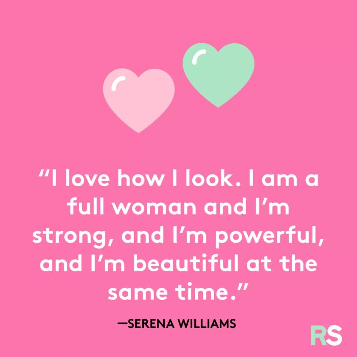 Inspirational words by Serena Williams