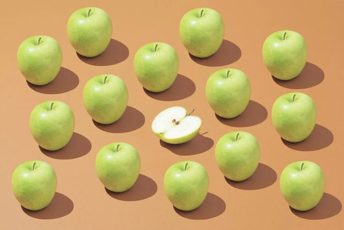 Green apples