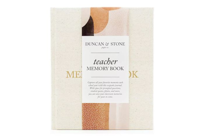 Duncan & Stone Teacher Memory Book
