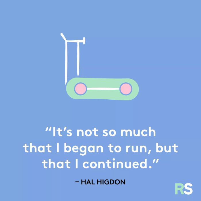 The true challenge wasn’t beginning the run but maintaining the effort to keep going.