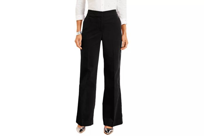 Talbots' Velveteen Wide-Leg Pants