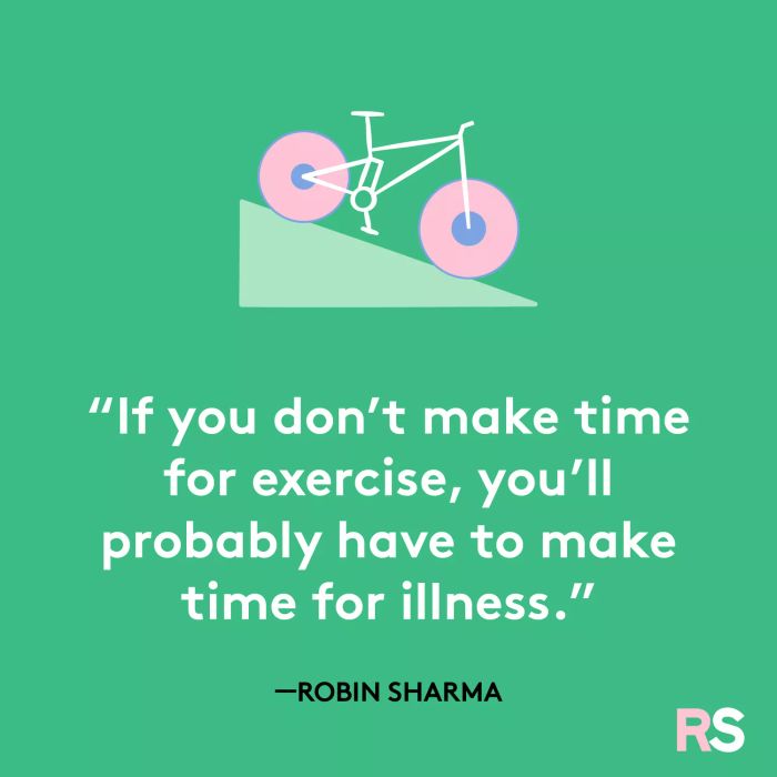 Failing to carve out time for fitness often means making room for health issues later.