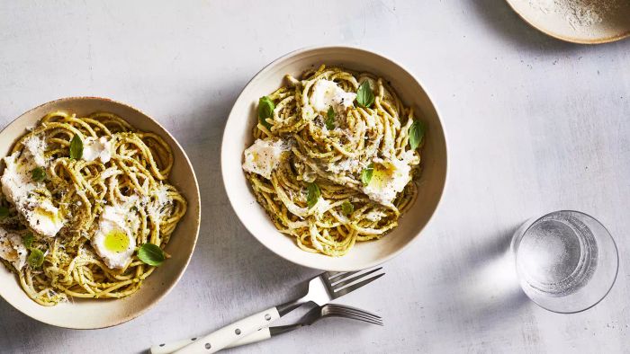Zucchini Pesto Pasta Recipe