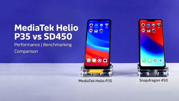 So sánh chip Snapdragon 450 và Helio P35