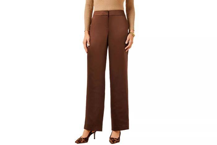 Talbots Satin Wide Leg Pants