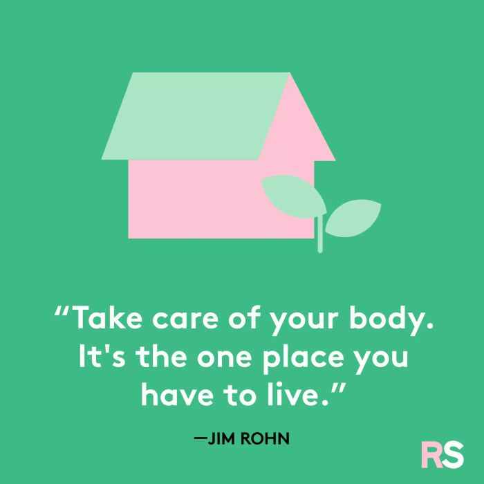 A reminder to nurture your body