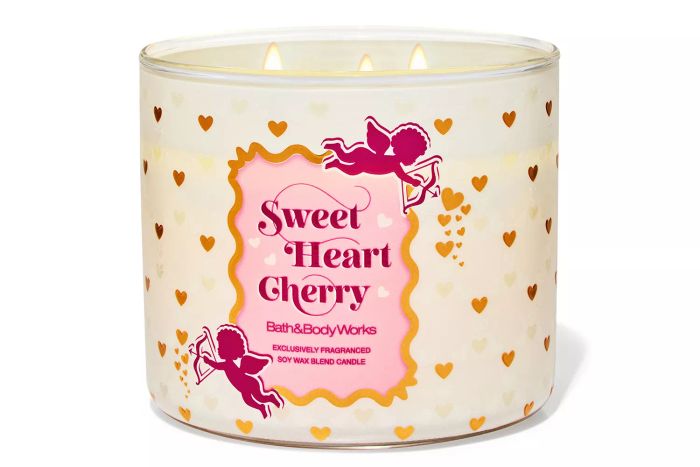 Bath & Body Works Sweetheart Cherry 3-Wick Candle
