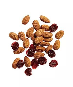 Almonds with dried tart cherries