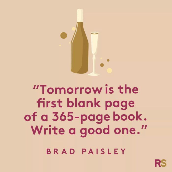 New Year's Quotes: inspirational, funny, happy New Year's Eve quotes - Brad Paisley
