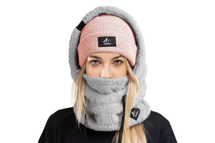 Senllen Balaclava Cold Weather Fleece Windproof Ski Mask