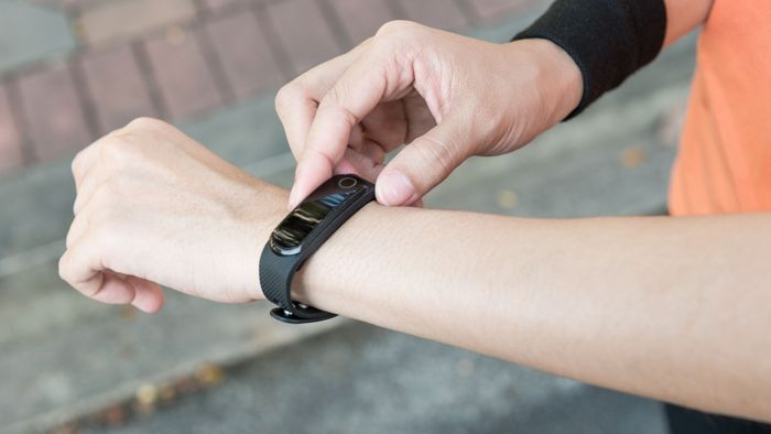 fitness tracker on your wrist