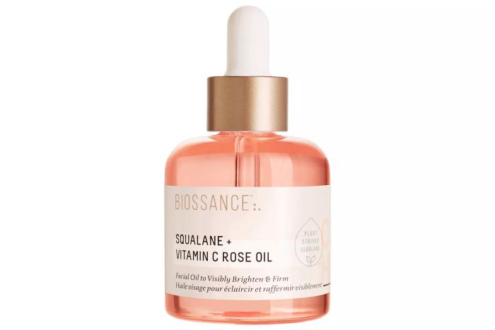 Sephora Biossance Squalane + Vitamin C Rose Brightening and Firming Face Oil