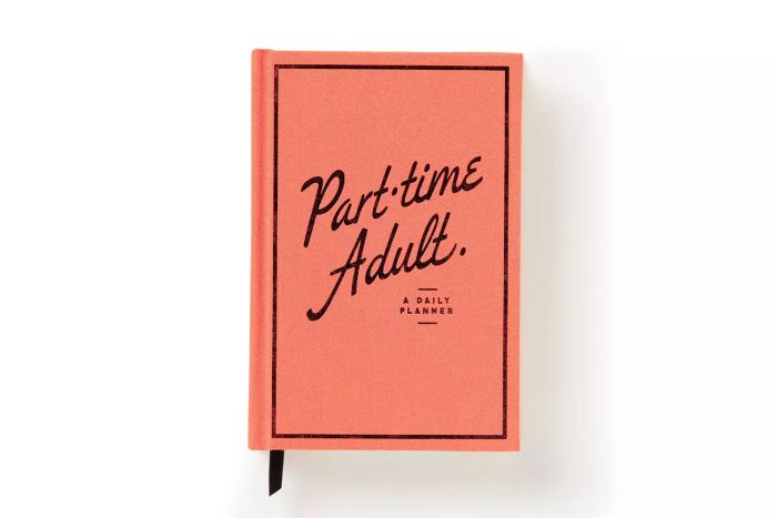 Part-Time Adult Undated Daily Planner