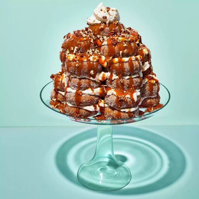 Apple Cider Doughnut Tower