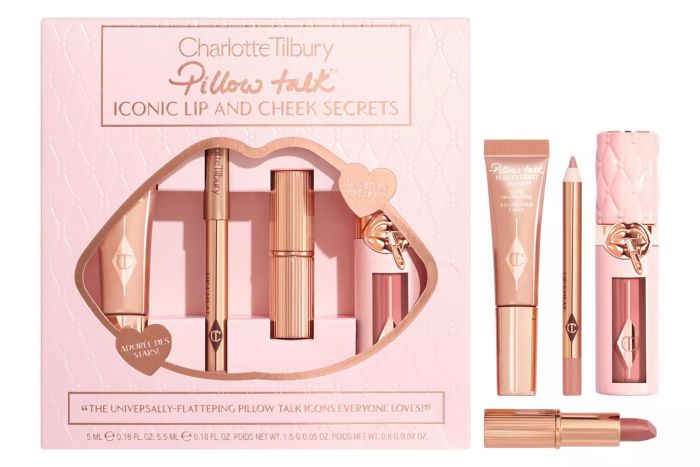 Sephora Charlotte Tilbury Pillow Talk Iconic Lip & Cheek Secrets Set