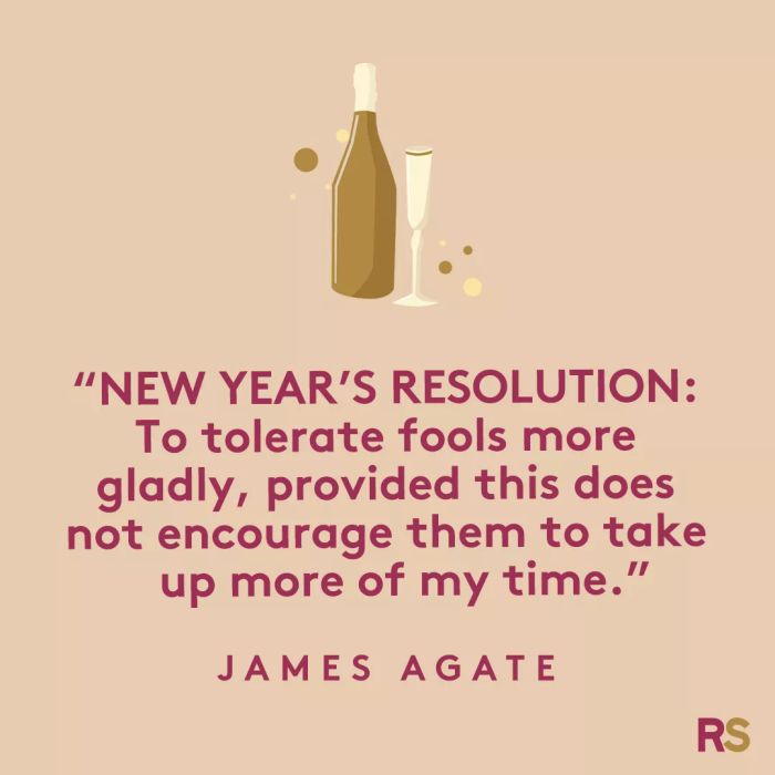 New Year's Quotes: inspirational, funny, happy New Year's Eve quotes - James Agate