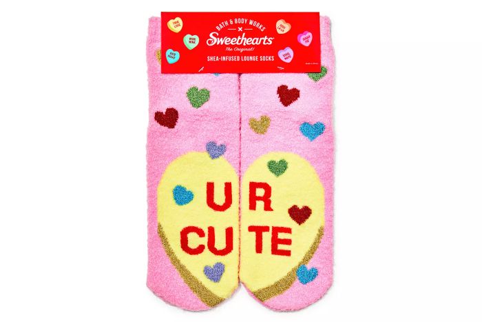 Bath & Body Works Sweetheart Shea-Infused Lounge Socks
