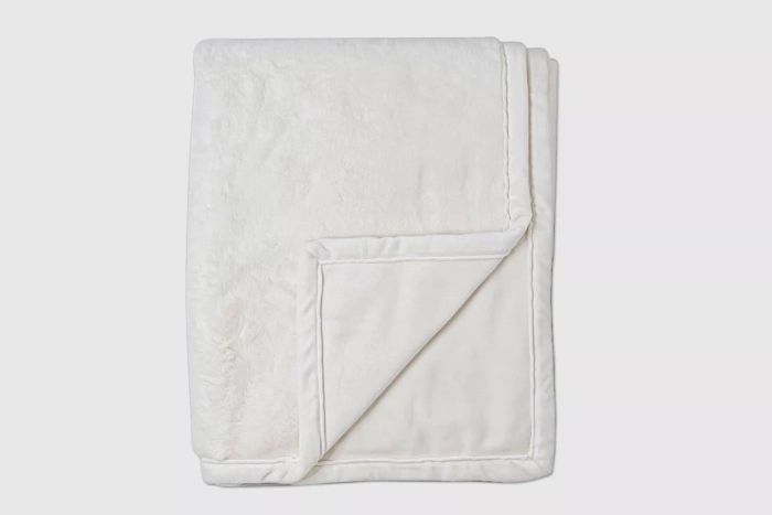 Plush Recycled Faux Fur Throw