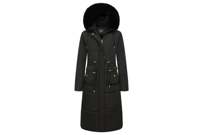 Amazon MOERDENG Women's Long Winter Puffer Coat Waterproof