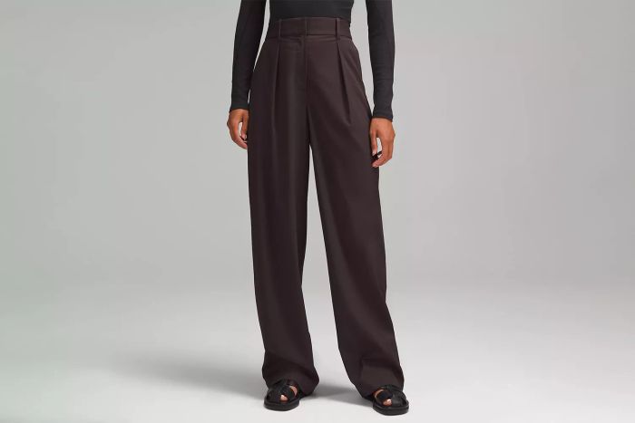 Pleat-Front High-Rise Trouser Regular