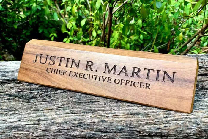 Etsy Weddings Decor & More Custom Desk Name Plate