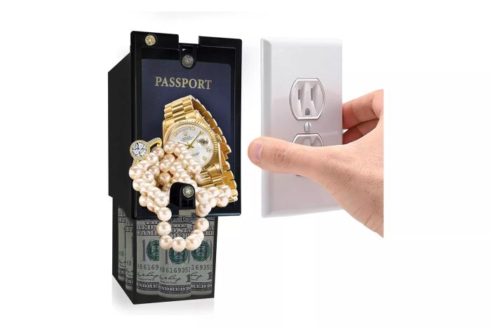 Hidden Diversion Safe - Wall Outlet Safe (Easy Installation)