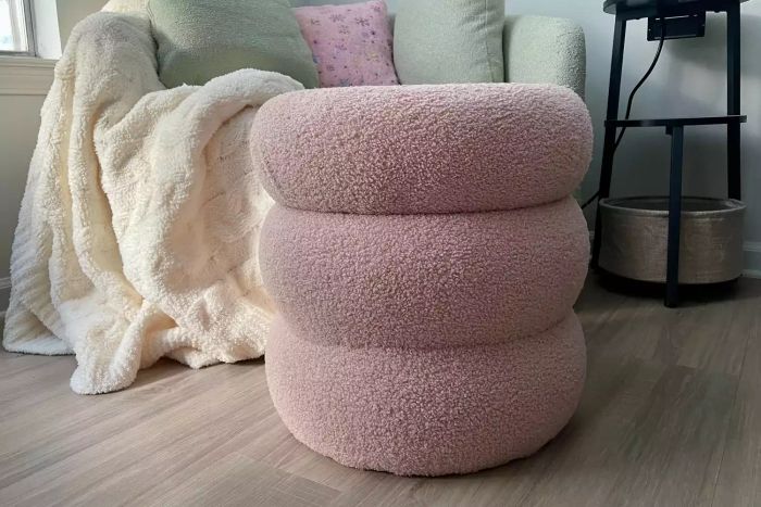 photo of ottoman in a living space