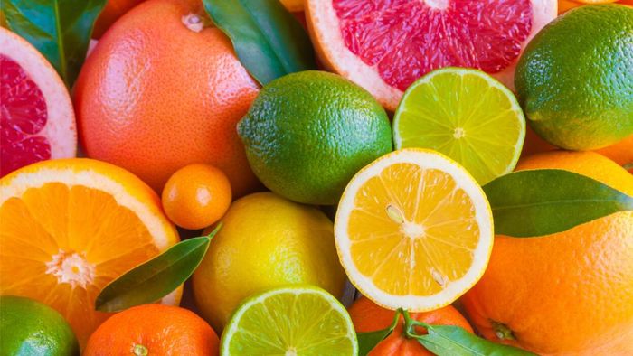 fruits like oranges and lemons