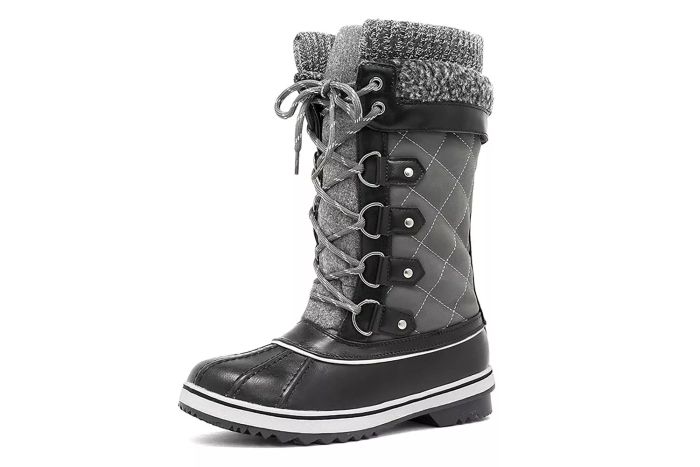 DREAM PAIRS Women's Mid-Calf Waterproof Winter Snow Boots