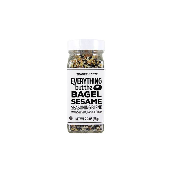 Container of Trader Joe's New Everything But the Bagel Sesame Seasoning