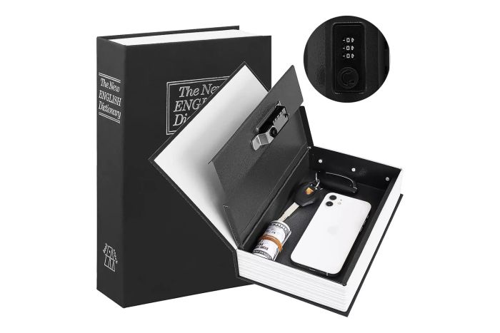 KYODOLED Diversion Book Safe with Combination Lock