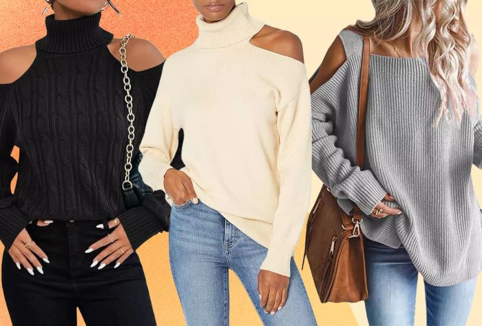Cold-Shoulder Sweaters Under $50 Feature