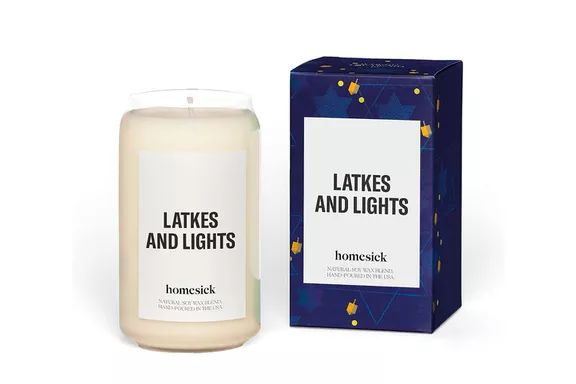 Homesick Premium Latkes and Lights Scented Candle 