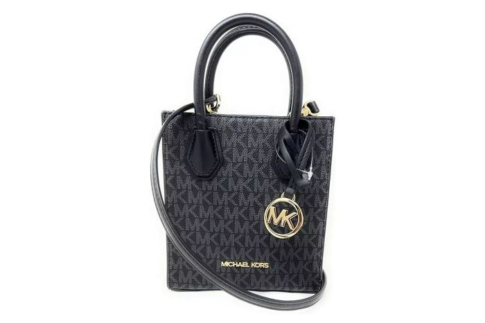Michael Kors Women's Mercer Extra-Small Pebbled Leather Crossbody Bag