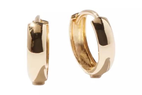 Bold 14k Gold Hoops