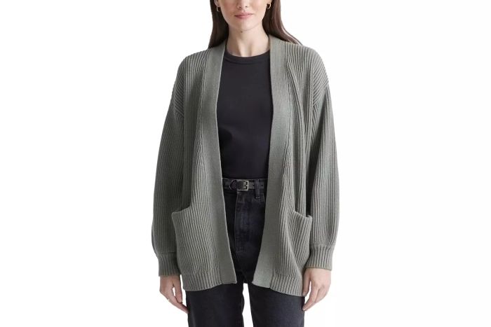 Quince 100% Organic Cotton Oversized Cardigan