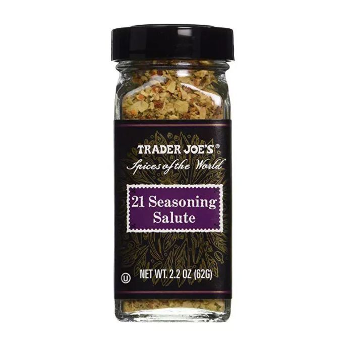 A jar of 21 Seasoning Salute