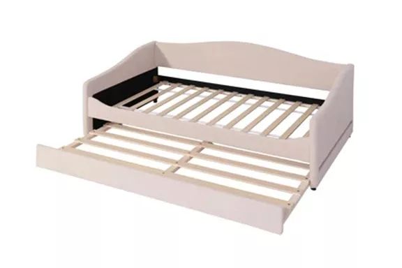 Red Barrel Studio Taomi Upholstered Daybed with Light and Trundle