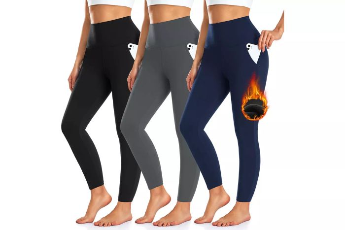 We Fleece 3-Pack Fleece-Lined Leggings