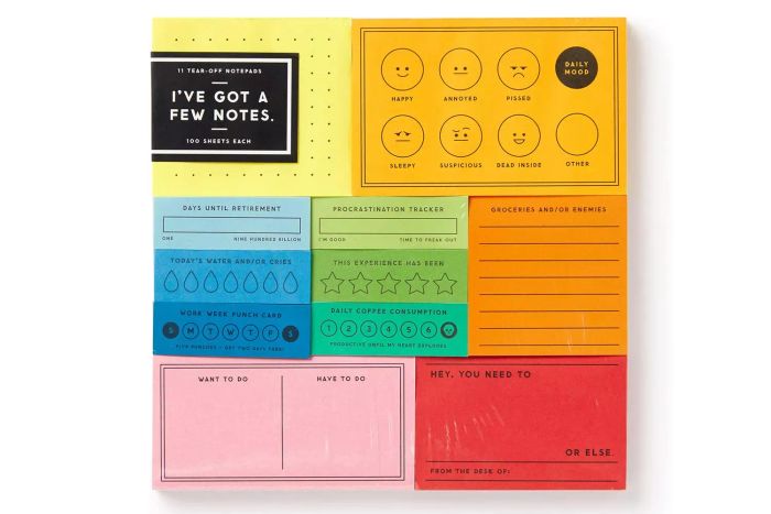 Amazon Brass Monkey I've Got A Few Notes Tear-off Notepad Set