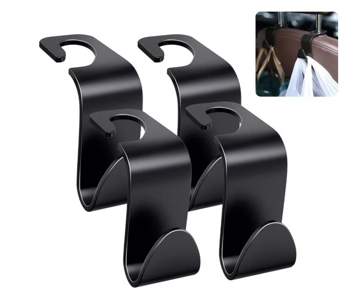 black car hooks designed for hanging bags