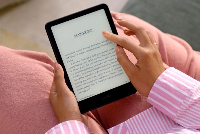 A person reading