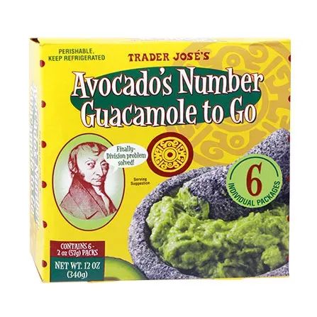 Avocado's Number Guacamole to Go box