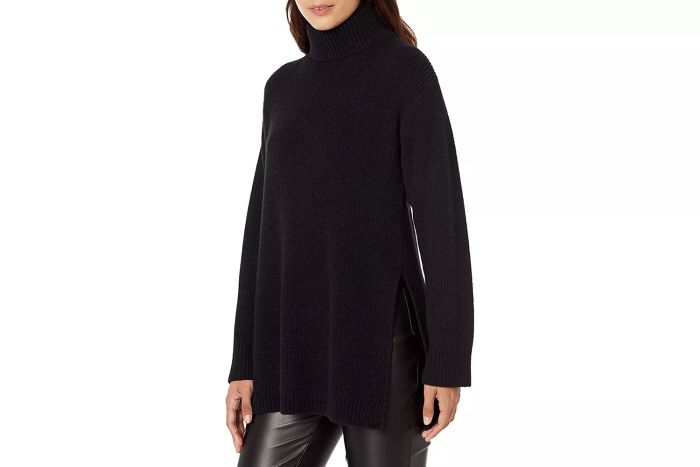 The Drop Women's Grayson Super Soft Drop Shoulder Turtleneck Sweater